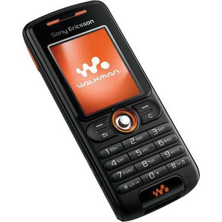 Sony Ericsson W200A Unlocked Refurbished Cellular Phone with VGA Camera, GSM Technology, Black