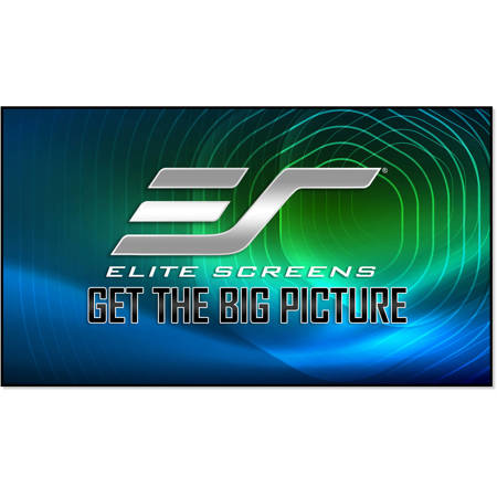Elite Screens Aeon CLR 3 125" 16:9 4K Ultra HD Projector Screen, Black