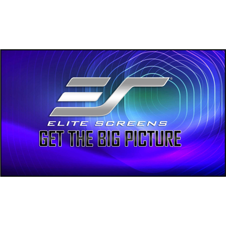 Elite Screens Aeon Series CineGrey 4D AT 135" 16:9 4K/8K Ultra HD Wall Mount Edge Free Fixed Frame Projection Screen