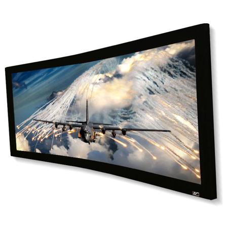 Elite Screens Lunette AcousticPro1080P3 158" 2.35:1 Fixed Frame Projector Screen