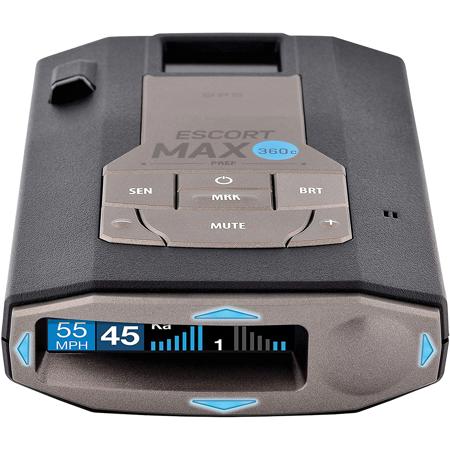 Escort MAX 360c 360deg. Radar/Laser Detector with Wi-Fi for Connected Car, Black