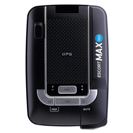 Escort MAX 360 360deg. Radar/Laser Detector with Alert-Signaling Arrows, Black