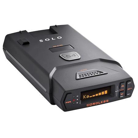 Escort SOLO S4 Cordless Long Range Laser Radar Detector, Black