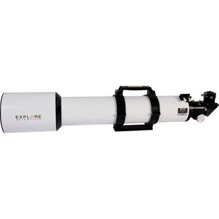 Explore Scientific 127mm f/7.5 Classic White "Essential Series" Air-Spaced Triplet ED Apochromatic Refractor Telescope, 2-Speed Rack & Pinion Focuser