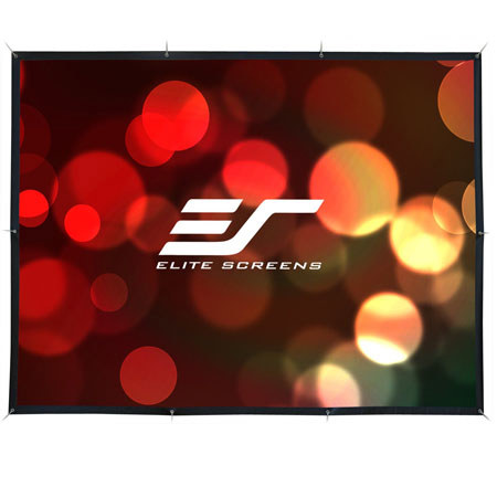 Elite Screens DIY 236" Projection Screen, 16:9 Aspect Ratio