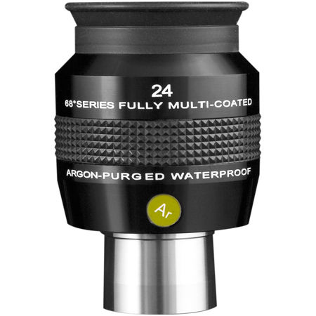 Explore Scientific 68 Deg. 24mm Argon-Purged Waterproof Eyepiece, 1.25" Barrel