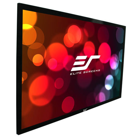 Elite Screens 100" Sable Frame Projection Screen, 49x87", AcousticPro1080P2