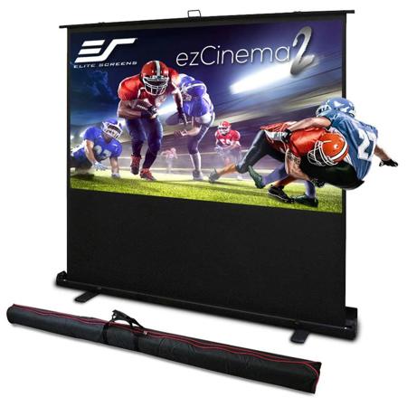Elite Screens ezCinema 2 MaxWhite 2 120" Manual Pull Up Projector Screen, Black