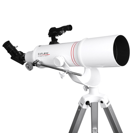 Explore Scientific FirstLight AR90mm White Tube Refractor Telescope
