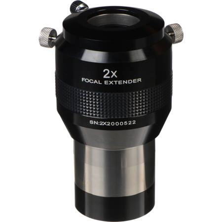 Explore Scientific 2x Barlow Focal Extender, 2" Barrel, 4 Elements