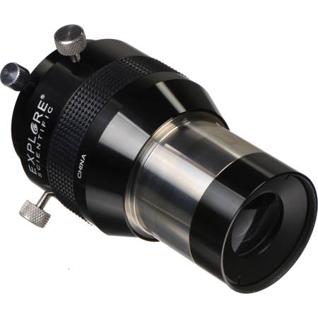 Explore Scientific 2x Barlow Focal Extender, 2" Barrel, 4 Elements
