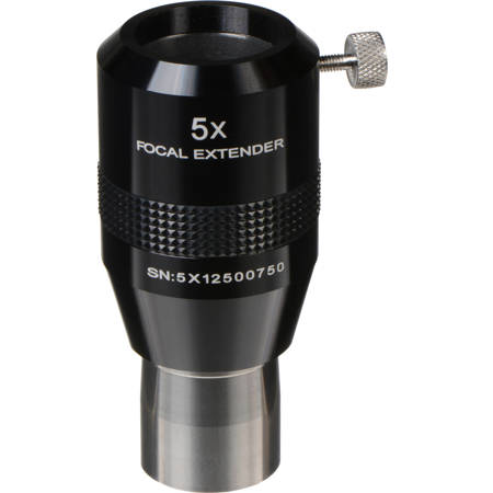Explore Scientific 5x Barlow Focal Extender, 1.25" Barrel, 4 Elements