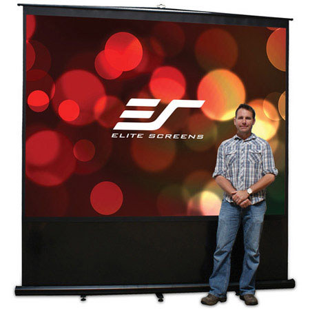 Elite Screens Reflexion MaxWhite 110" 16:9 Manual Pull Up Projector Screen