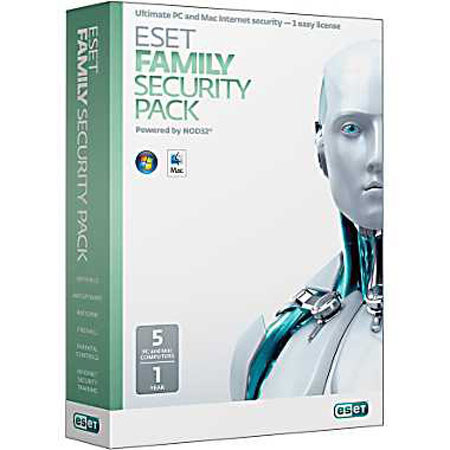 ESET Family Security Pack, Five User Boxed
