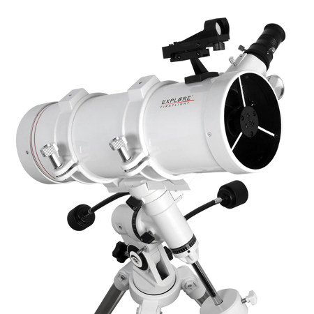 Explore Scientific FirstLight 500mm f/4.3 N114mm Newtonian Telescope with EXOS Nano EQ3 German Equatorial Mount, White