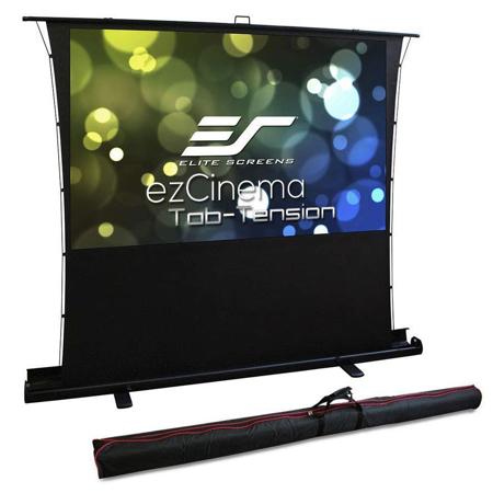 Elite Screens ezCinema Tab Tension 80" 16:9 Manual Pull Up Projector Screen