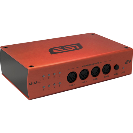 ESI M4U eX 8-Port USB 3.2 Gen 1 MIDI Interface with USB Hub