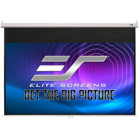 Elite Screens Manual SRM Pro Series MaxWhite 2 135" 16:9 Projector Screen, White