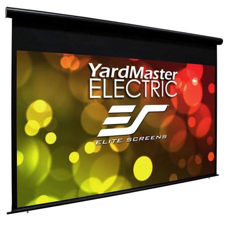 Elite Screens Yard Master Electric Series MaxWhite 100" 16:9 4K Ultra HD Wall/Ceiling Mount Motorized Projector Screen