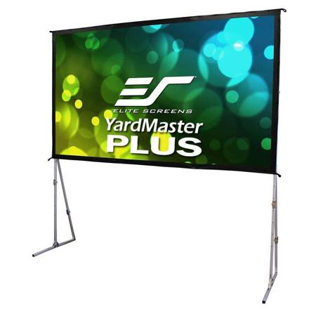 Elite Screens Yard Master Plus Series CineWhite UHD-B 145" 16:9 4K Ulta HD Indoor/Outdoor Manual Projector Screen