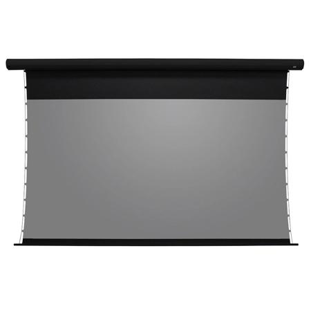 Elite Screens Saker Tab-Tension Series DarkStar UST 100" 16:9 4K Ultra HD Wall/Ceiling Mount Motorized Projector Screen, Black