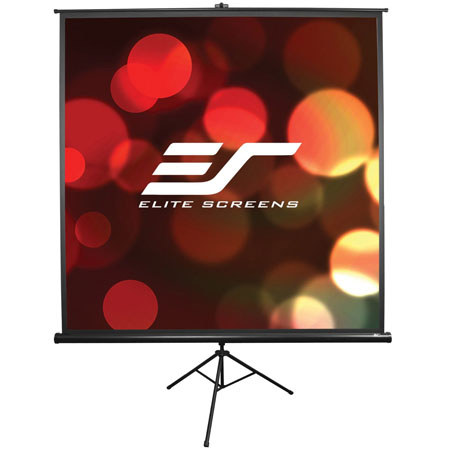 Elite Screens Tripod MaxWhite 136" 1:1 Indoor/Outdoor Projector Screen, Black