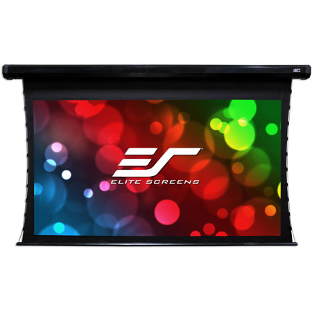 Elite Screens CineTension 2 WraithVeil Dual 110" 16:9 Projector Screen, Black