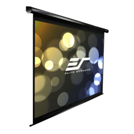 Elite Screens VMAX MaxWhite 113" 1:1 Motorized Projector Screen, Black