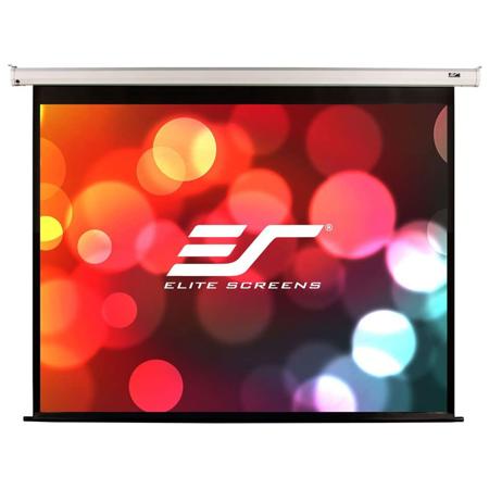 Elite Screens VMAX 2 MaxWhite 84" 16:9 Motorized Projector Screen, Black