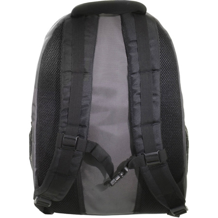 ECO STYLE Sports Vortex Checkpoint Friendly Backpack for 16.1" Laptop, Red/Gray