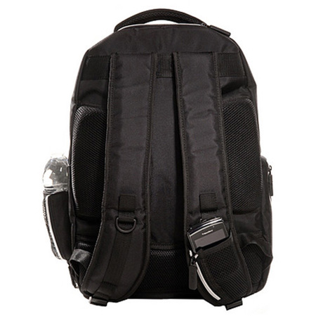ECO STYLE Sports Voyage Backpack for Up to 17.3" Laptop, Black/Platinum