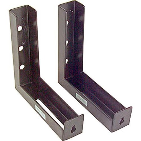Elite Screens 6" L Brackets for Manual/Spectrum/VMAX2 Series Projector Screens, Pair, Black