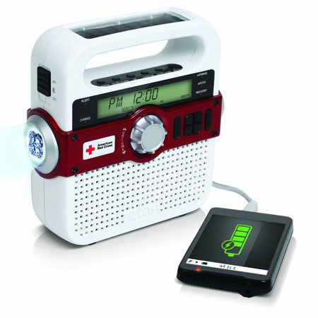 Eton American Red Cross Solarlink Emergency Radio with NOAA Weather Alert