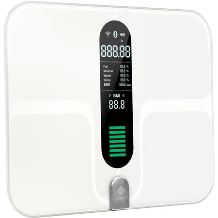 Etekcity ESF00-RBB Smart Fitness Scale w/12 Measurements, Large Platform, White