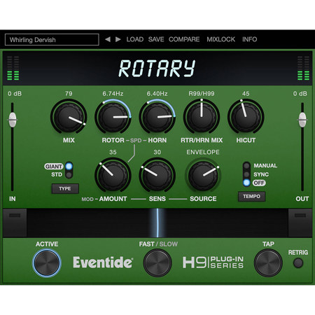 Eventide Rotary Mod H9 Series Leslie Speaker Modulation Plug-In, Download
