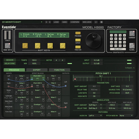 Eventide H3000 Factory Mk II Pitch Shift, Delay and Modulation Plug-In, Download