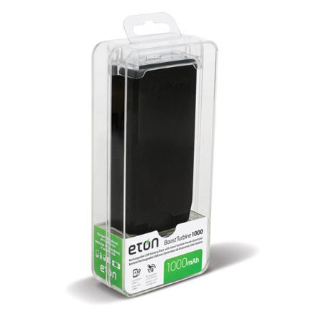 Eton BoostTurbine 1000 Rechargeable 1000mAh USB Battery Pack