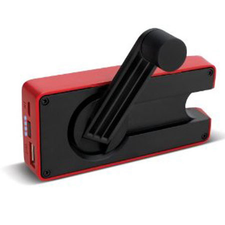 Eton BoostTurbine 2000 Rechargeable 2000mAh USB Battery Pack, Red