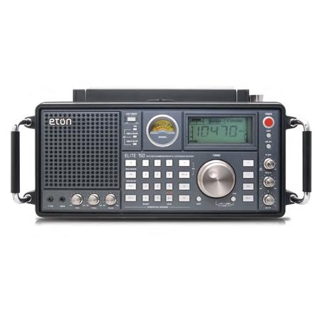 Eton Elite 750 Radio Receiver with AM/FM/LW/SW Bands with Carry Cover
