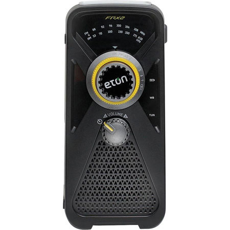 Eton FRX2 Hand Turbine AM/FM/NOAA Weather Radio, Black