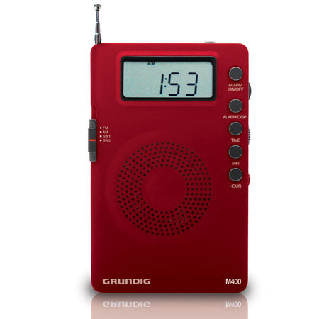 Eton Mini 400 AM/FM Shortwave Radio, Red