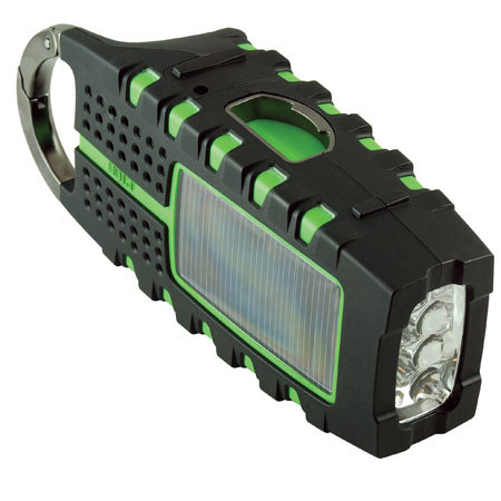 Eton Scorpion Multi-Purpose Solar Powered Digital Weather Radio, Green
