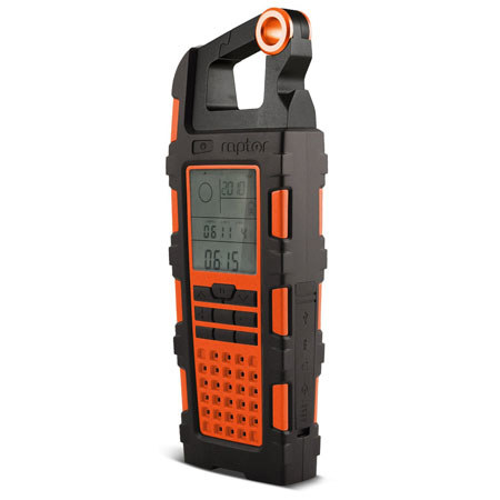 Eton Raptor Solar USB Charger and Weatherband Radio, Orange
