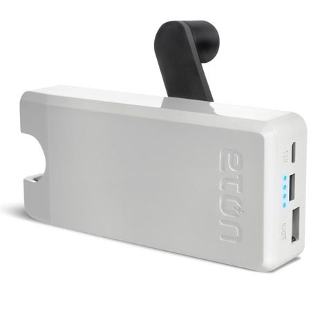 Eton BoostTurbine 2000 Rechargeable 2000mAh USB Battery Pack, White