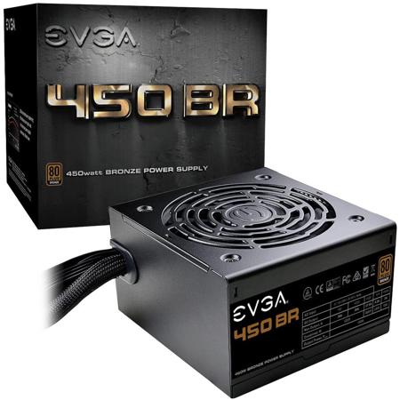 EVGA 450W BR Non-Modular Power Supply, 80 Plus Bronze Efficiency