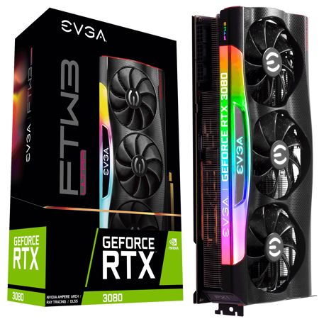 EVGA GeForce RTX 3080 FTW3 Ultra Gaming 10GB GDDR6X Graphics Card, iCX3 Cooling