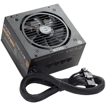 EVGA 600W BQ Semi Modular Power Supply, 80 Plus Bronze Efficiency
