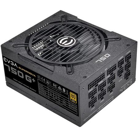 EVGA SuperNOVA 750W G+ Fully-Modular Power Supply, 80 Plus Gold Efficiency