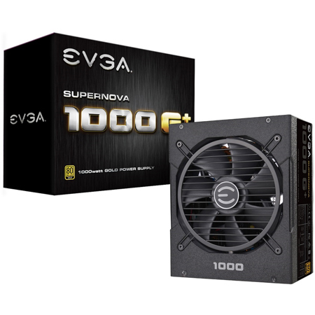 EVGA SuperNOVA 1000W G+ Fully Modular Power Supply, 80 Plus Gold Efficiency