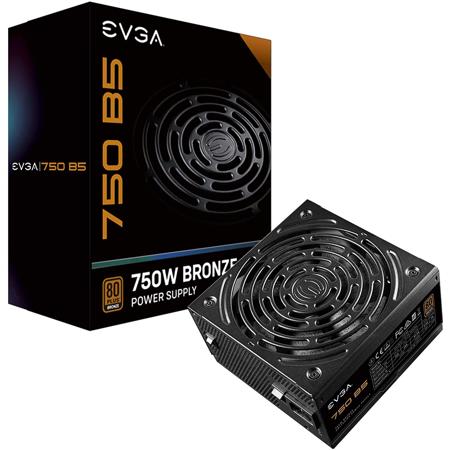 EVGA 750W Fully-Modular Power Supply, 80 Plus Bronze Efficiency